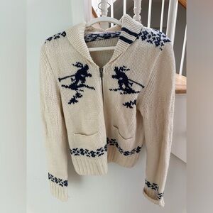 Vintage patterned cardigan